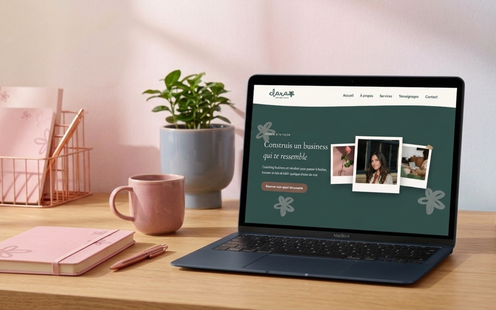 Aperçu du site Clara Larivière Coaching